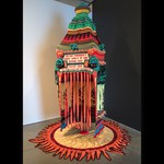 Xenobia Bailey at ICA's fiber show. So great.